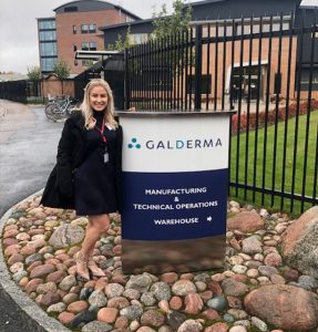 PA Maegen Kennedy at the Galderma Headquarters