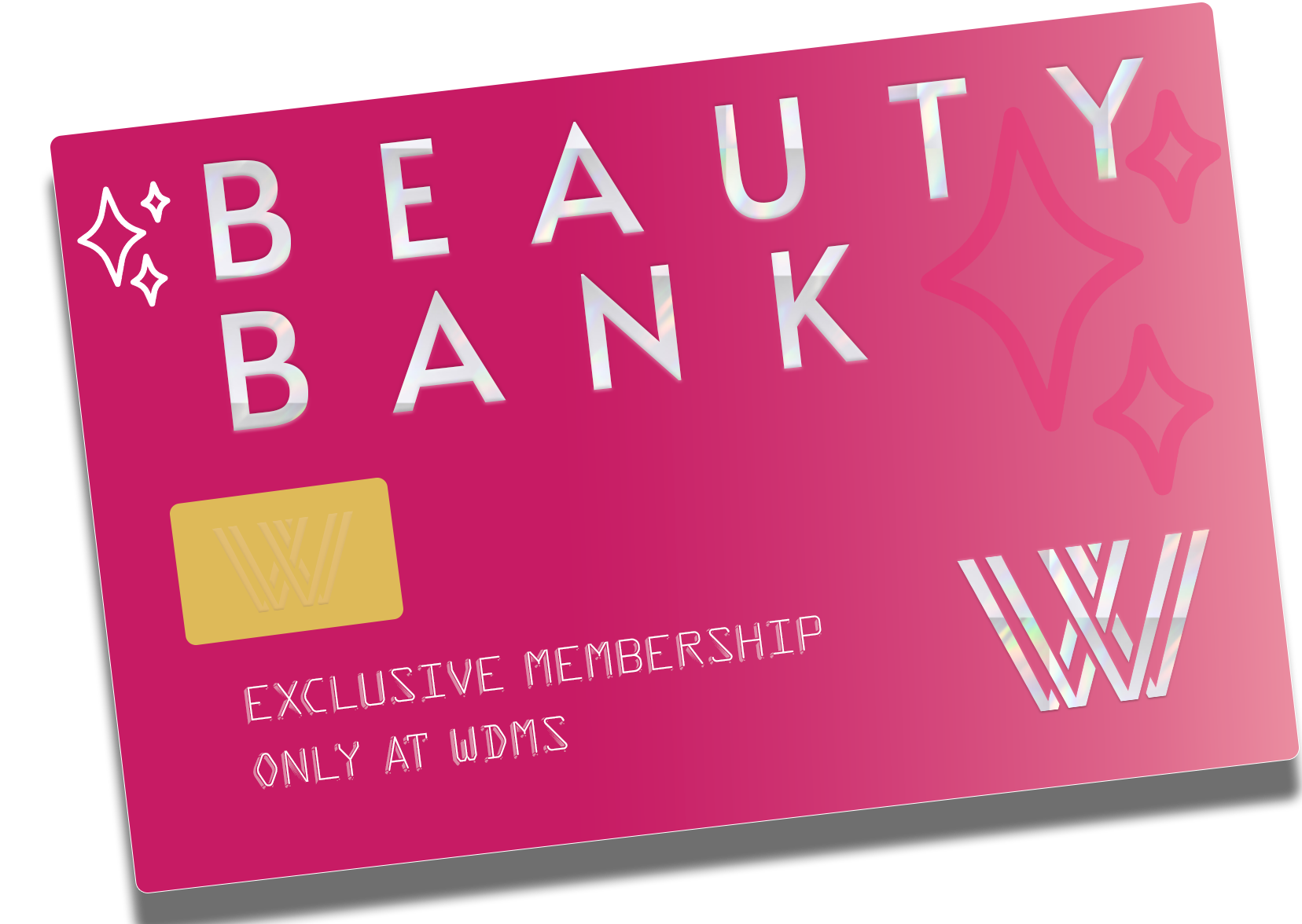 beauty bank card